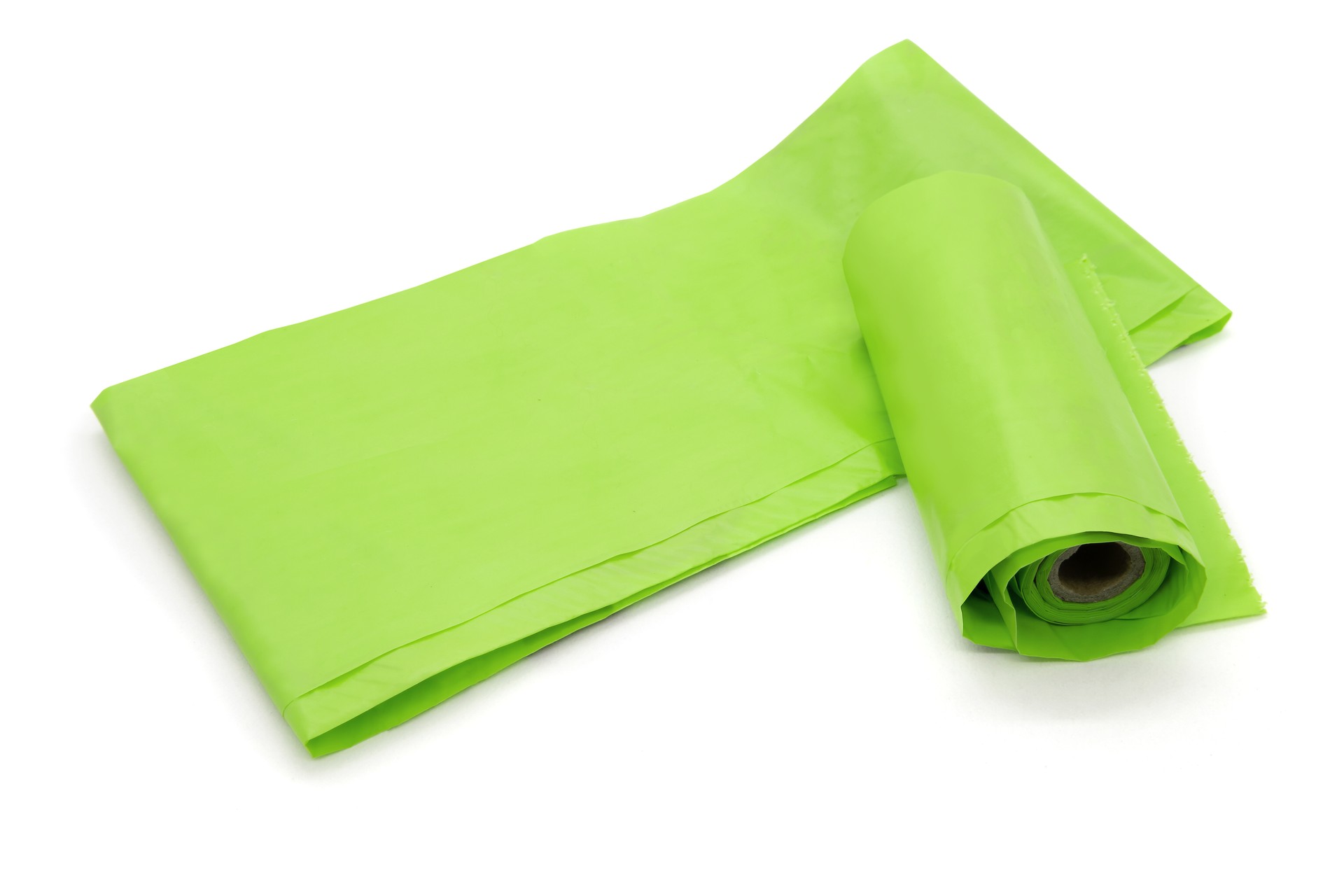 Roll of small plastic garbage bags